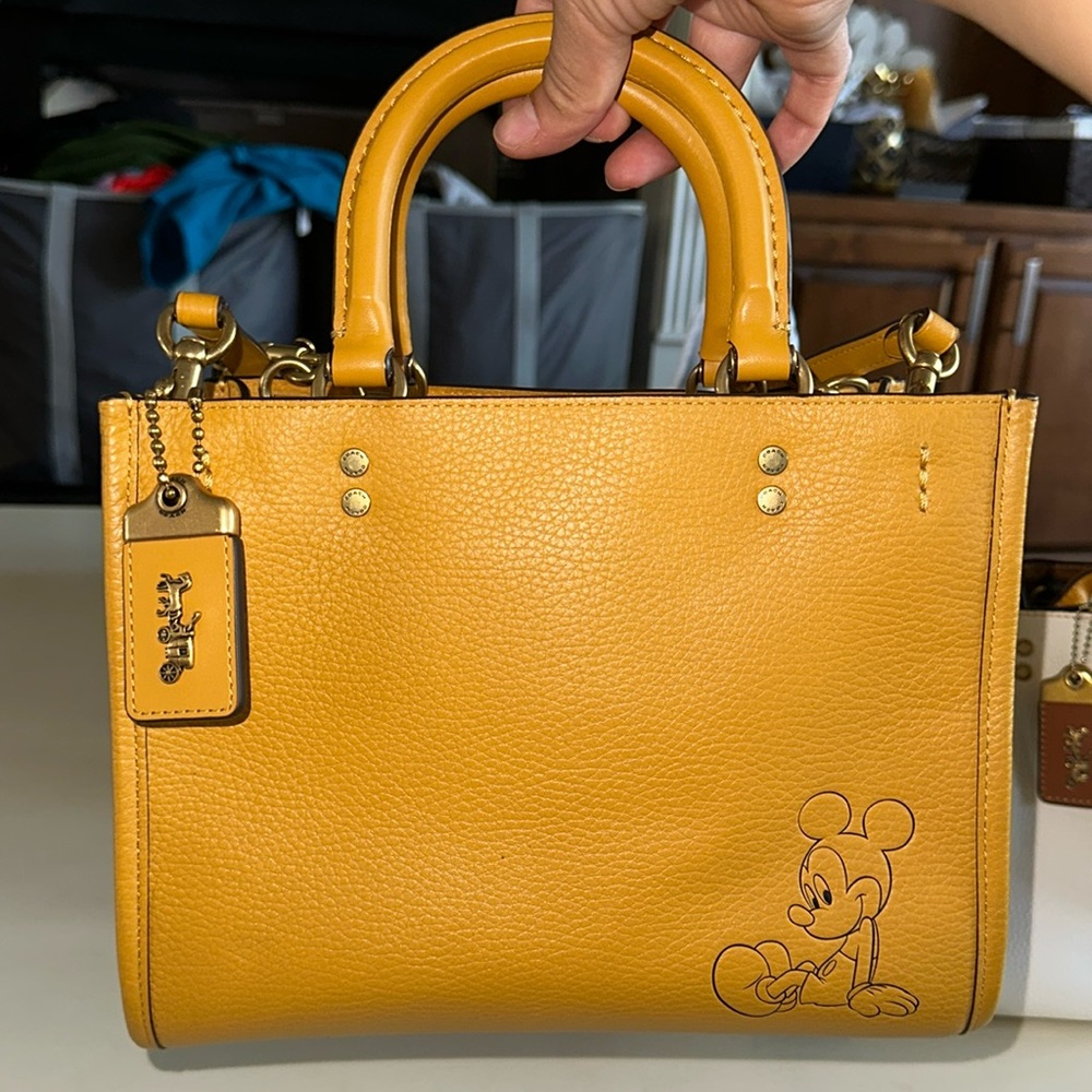 Disney X Coach Rogue 25 With Mickey Mouse